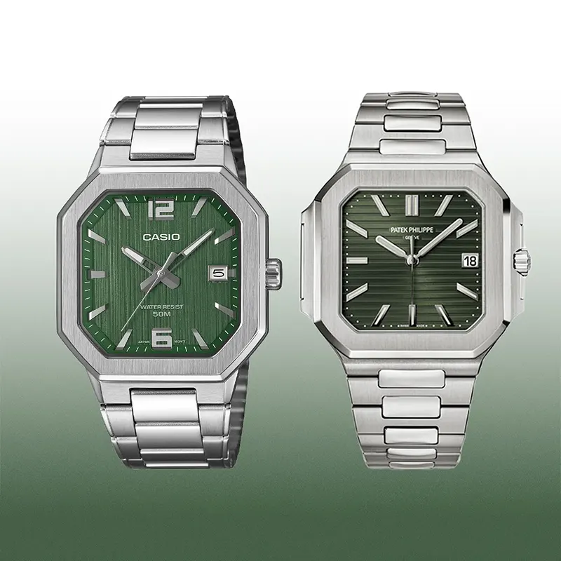 Casio Enticer Sporty Green Texture Dial Men's Watch- MTP-B195D-3AV